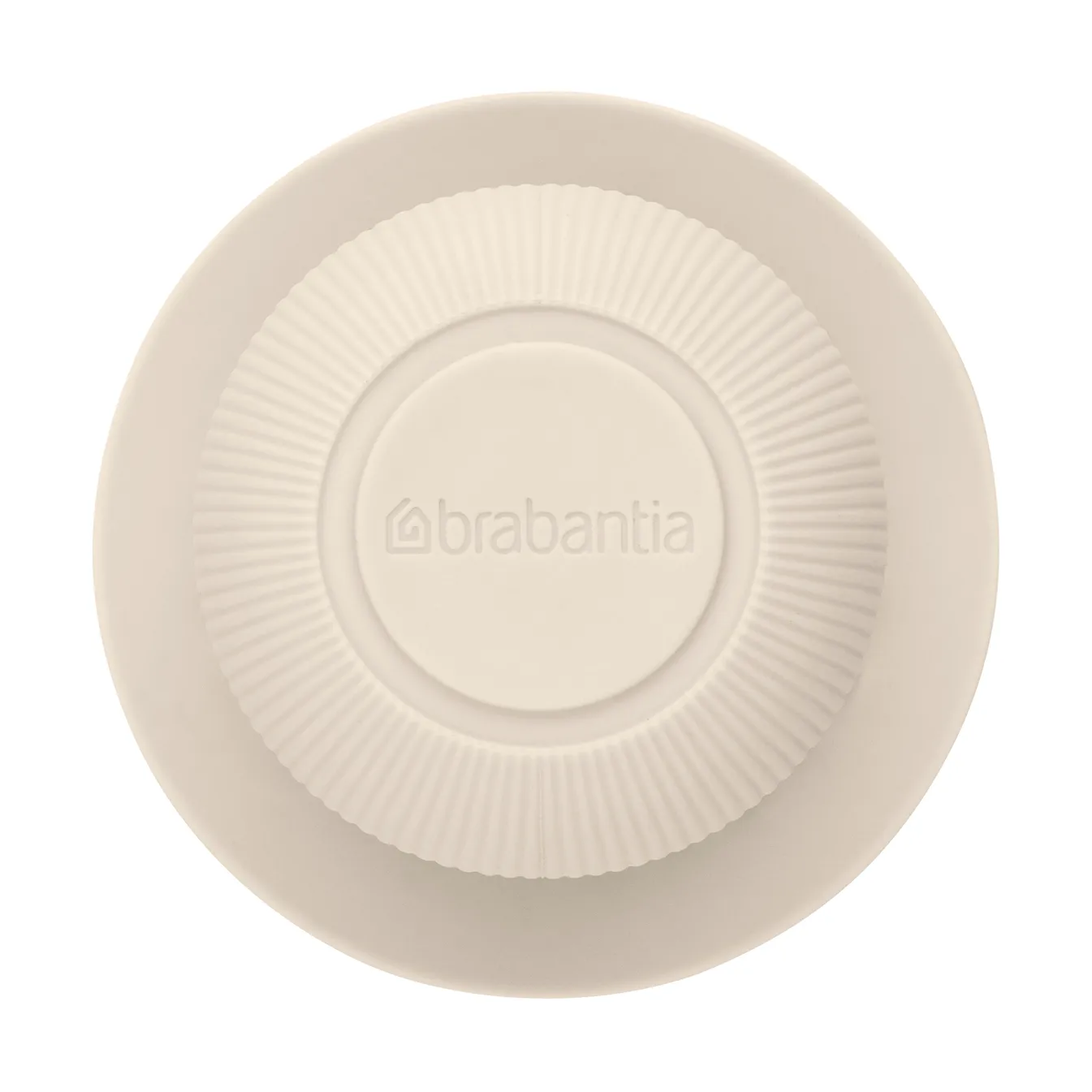 Brabantia afwasmiddelhouder met afwasborstel, Zacht beige Brabantia