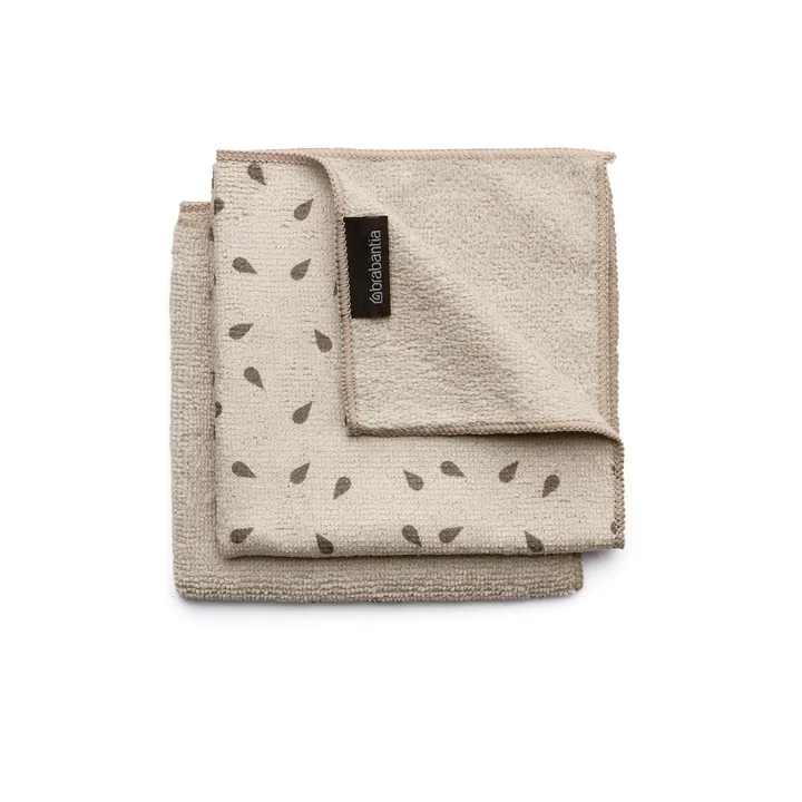 Brabantia doek microvezel 2-pack - Zacht beige - Brabantia