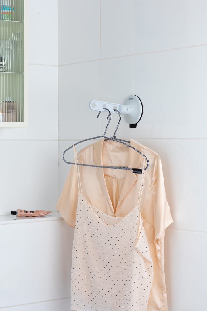 Brabantia inklapbare kledinghaak met zuignap, Lichtgrijs Brabantia