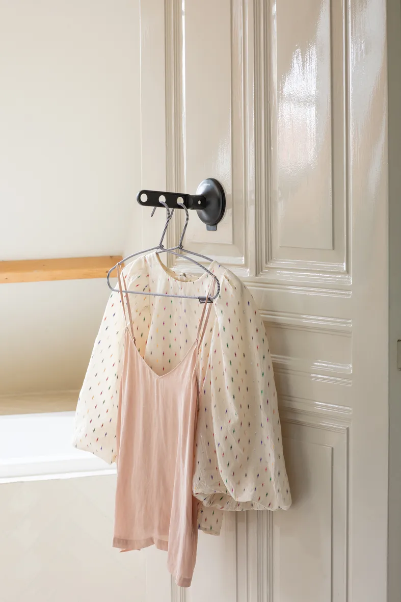 Brabantia inklapbare kledinghaak met zuignap, Zwart Brabantia