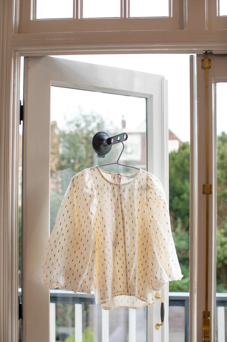 Brabantia inklapbare kledinghaak met zuignap, Zwart Brabantia