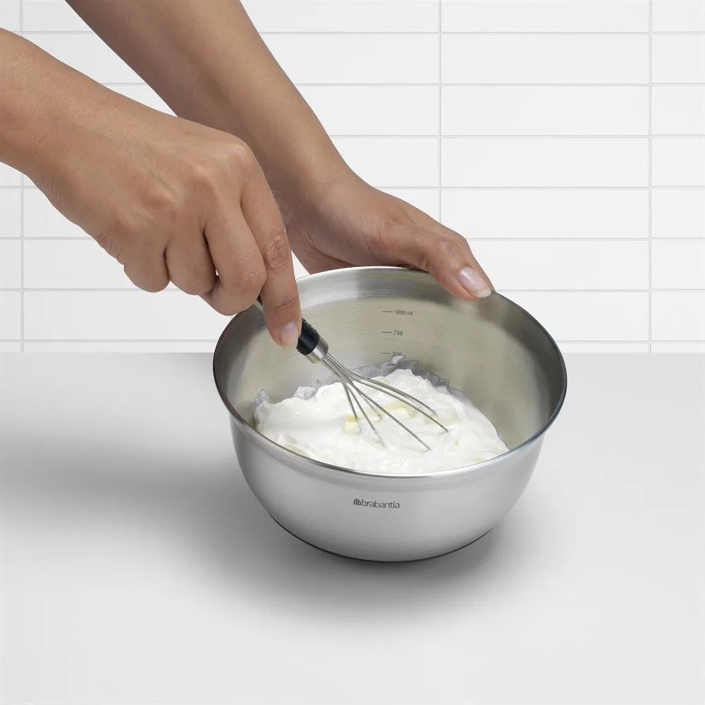 Brabantia mixschaal, zwart 1 liter Brabantia