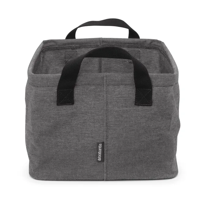 Brabantia opvouwbare wasmand 35 L, Pepper Black Brabantia