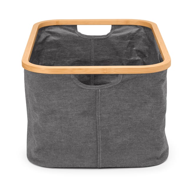 Brabantia opvouwbare wasmand 40 L, Pepper Black Brabantia
