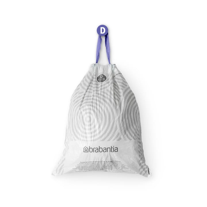 Brabantia PerfectFit afvalzak 120 zakken, Model D, 15-20 l Brabantia