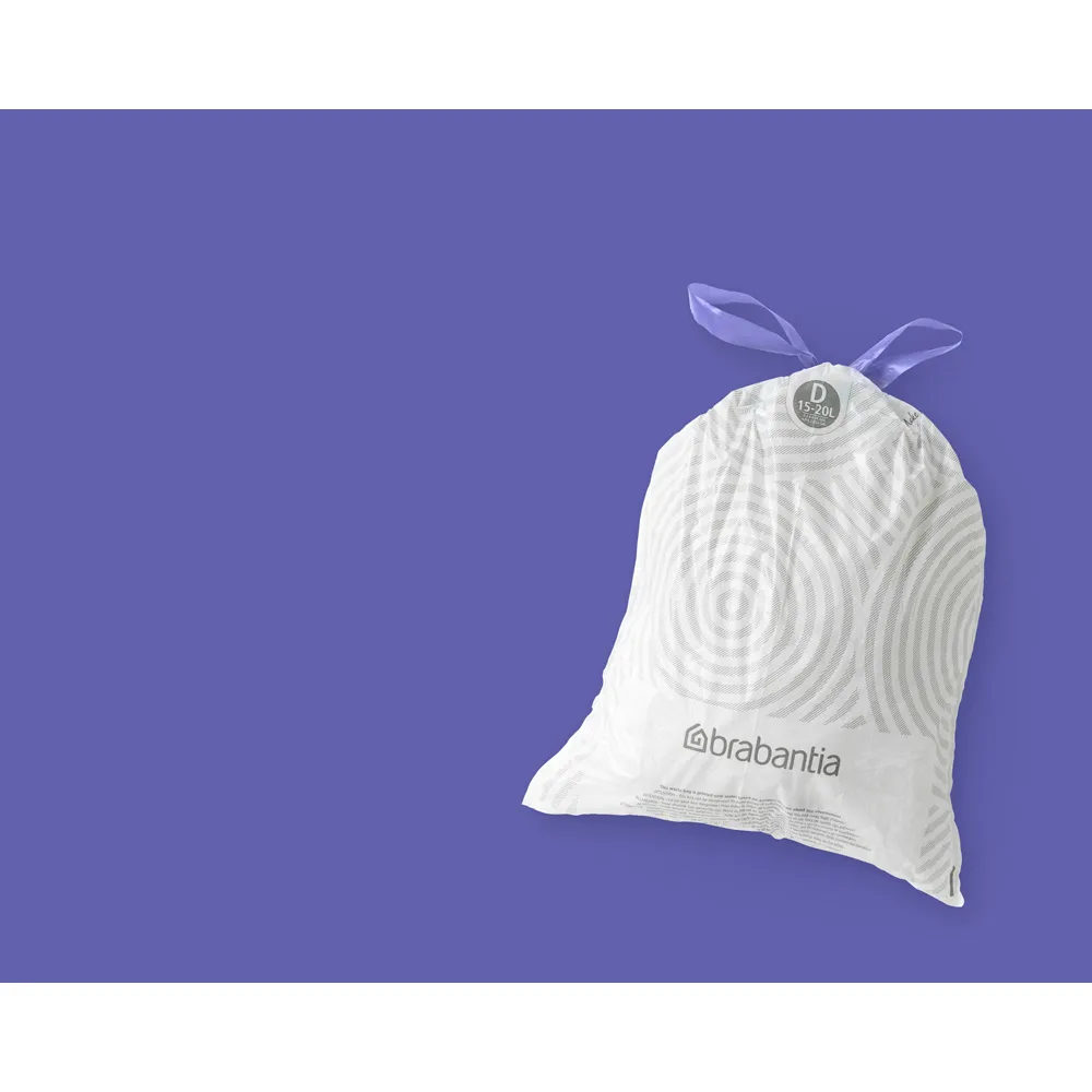 Brabantia PerfectFit afvalzak 120 zakken, Model D, 15-20 l Brabantia