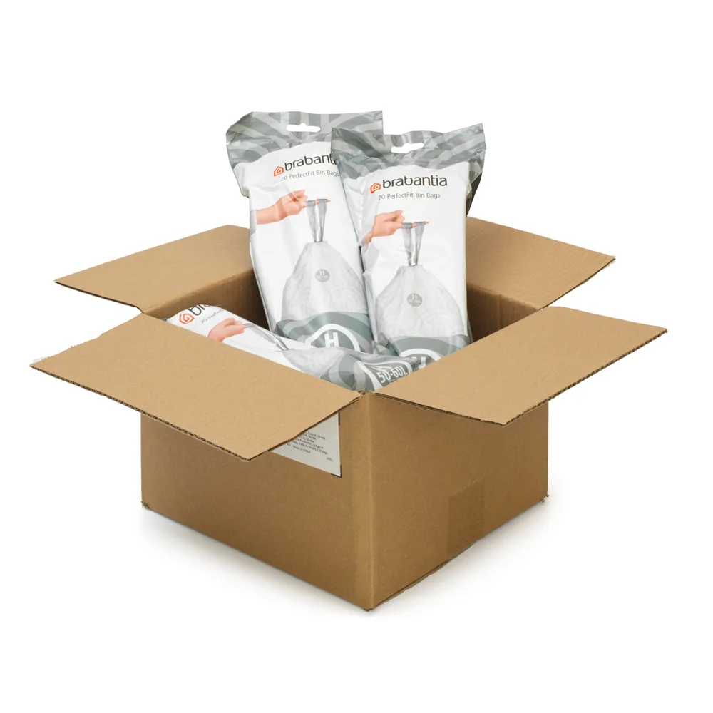 Brabantia PerfectFit afvalzak 120 zakken, Model H, 50-60 l Brabantia