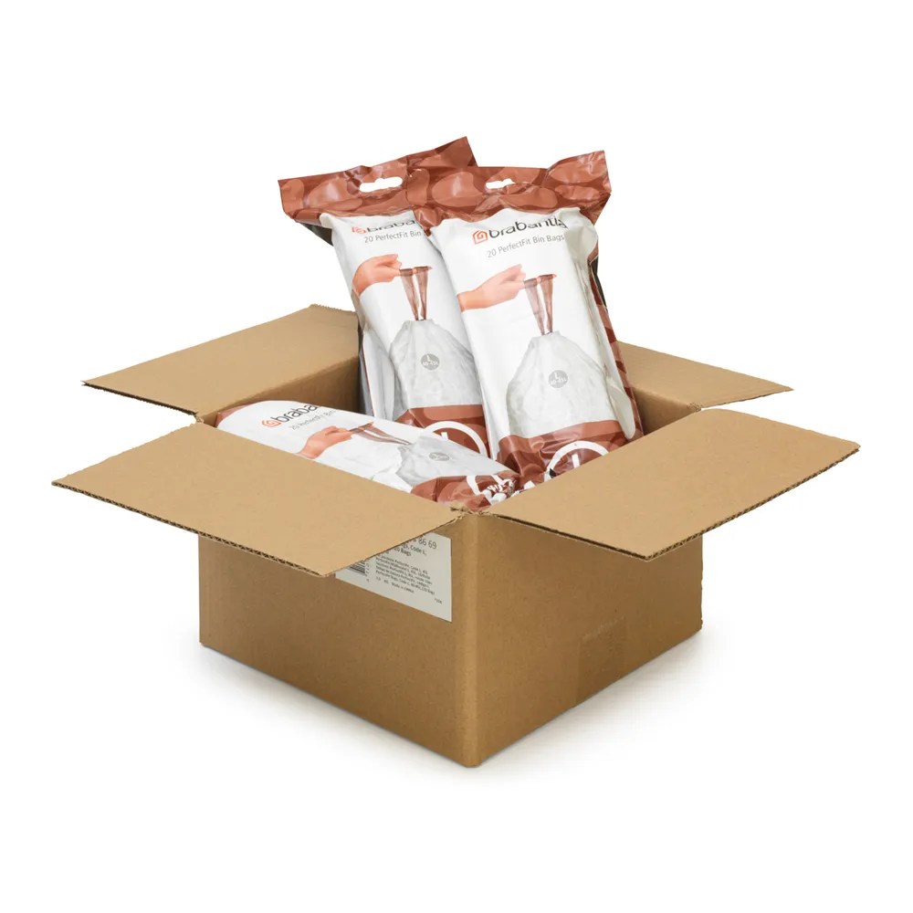 Brabantia PerfectFit afvalzak 120 zakken, Model L, 40-45 l Brabantia