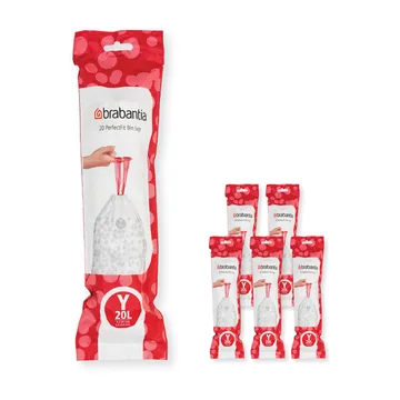 Brabantia PerfectFit afvalzak 120 zakken - Model Y, 20 l - Brabantia