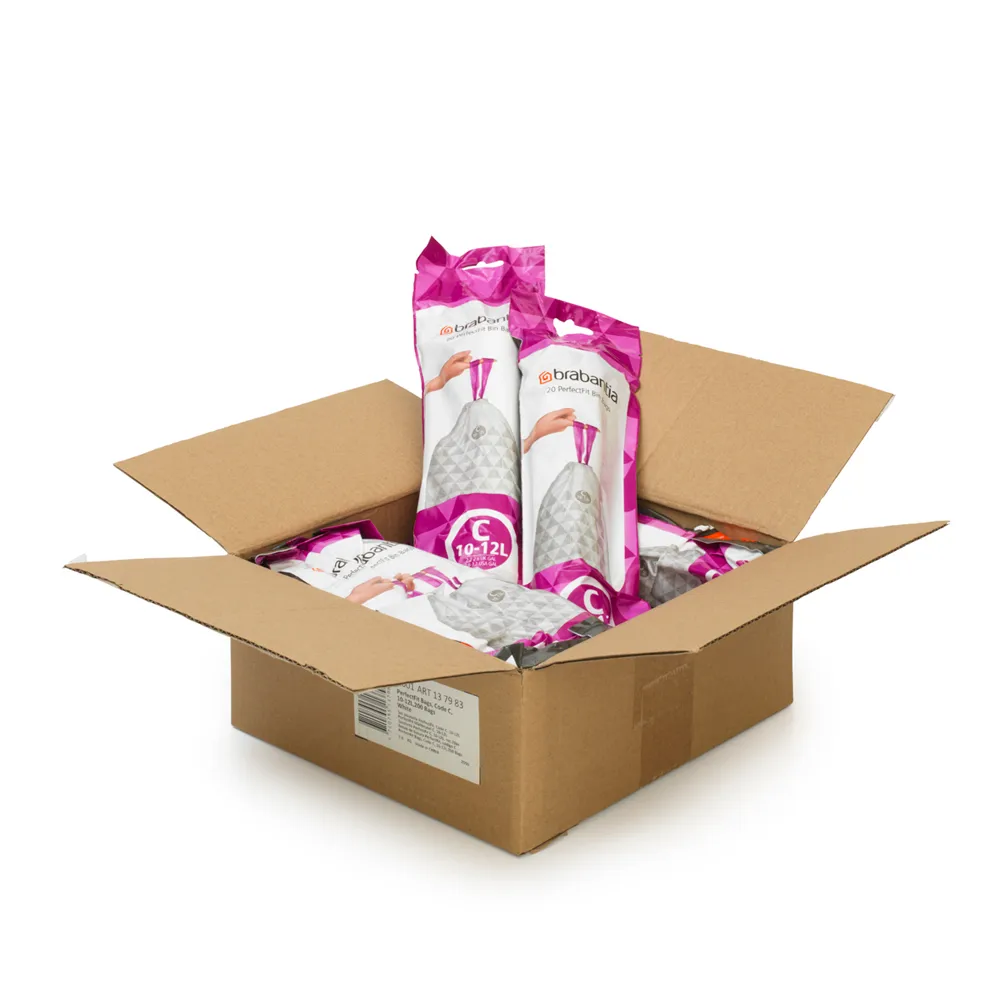 Brabantia PerfectFit afvalzak 200 zakken, Model C, 10-12 l Brabantia