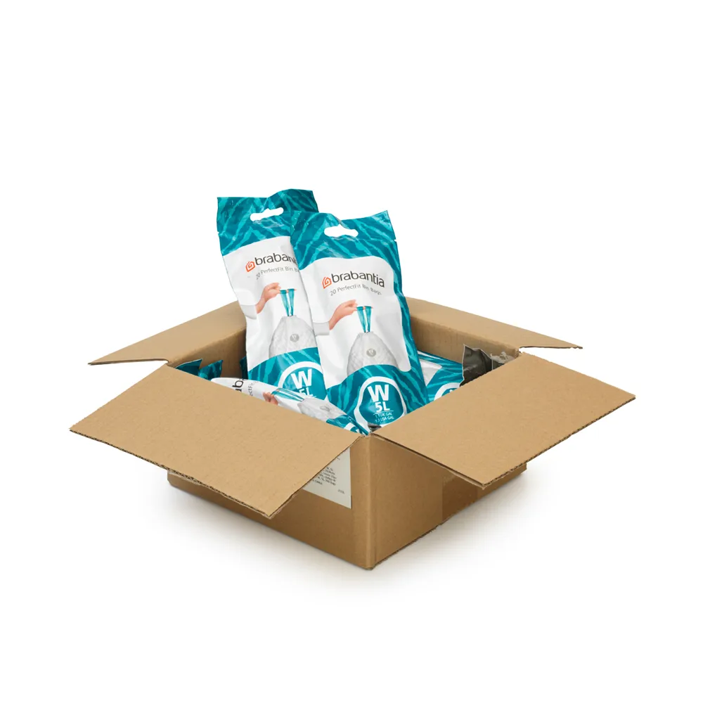 Brabantia PerfectFit afvalzak 200 zakken, Model W, 5 l Brabantia