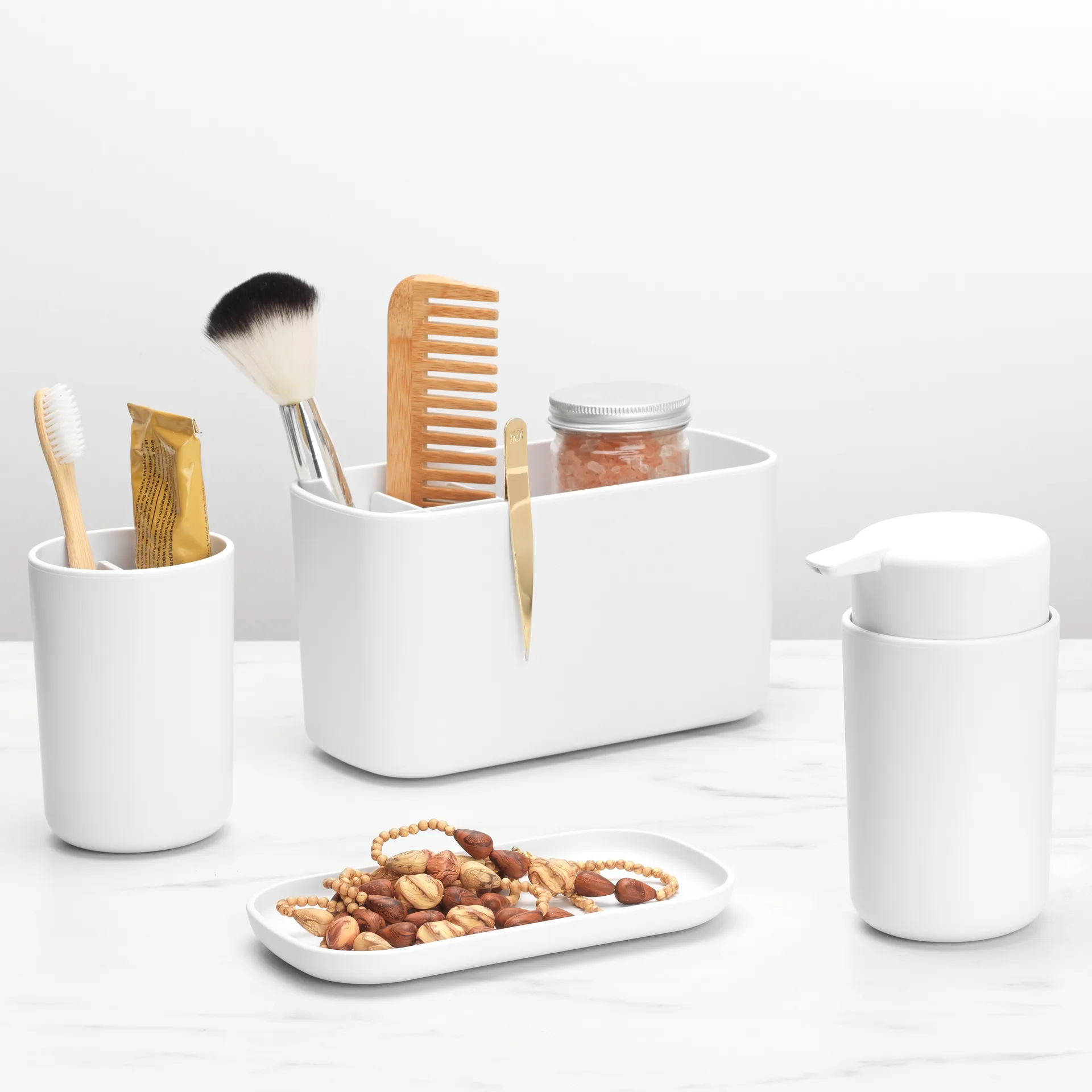 Brabantia ReNew badkamer caddy, Wit Brabantia