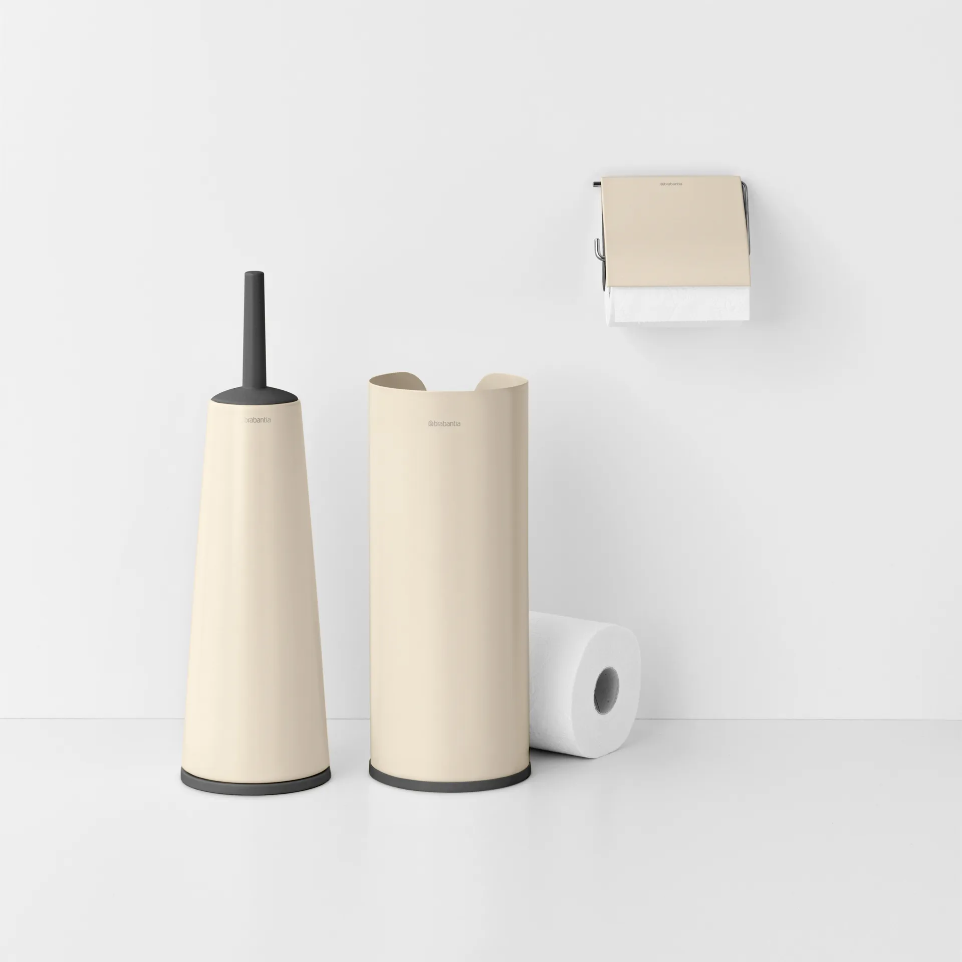 Brabantia ReNew badkameraccessoires 3-delig, Soft Beige Brabantia