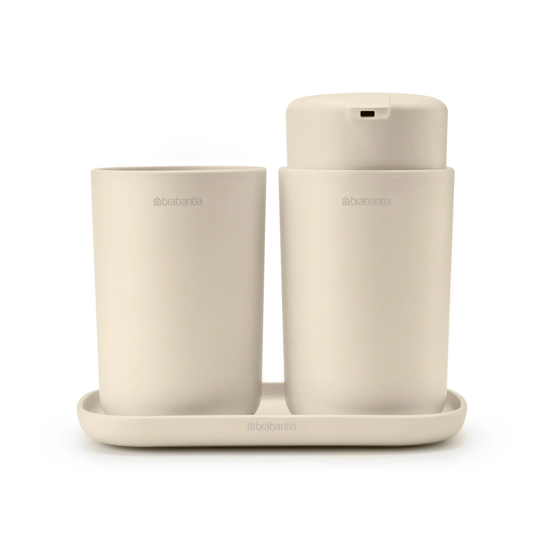 Brabantia ReNew badkameraccessoireset 3-delig, Soft Beige Brabantia