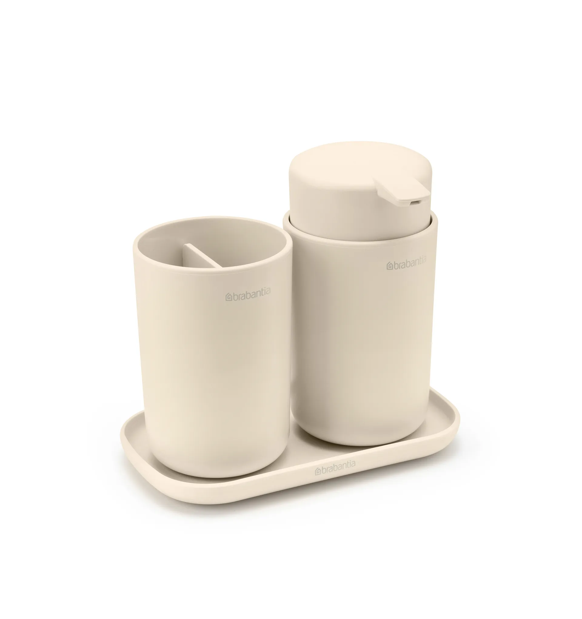 Brabantia ReNew badkameraccessoireset 3-delig, Soft Beige Brabantia