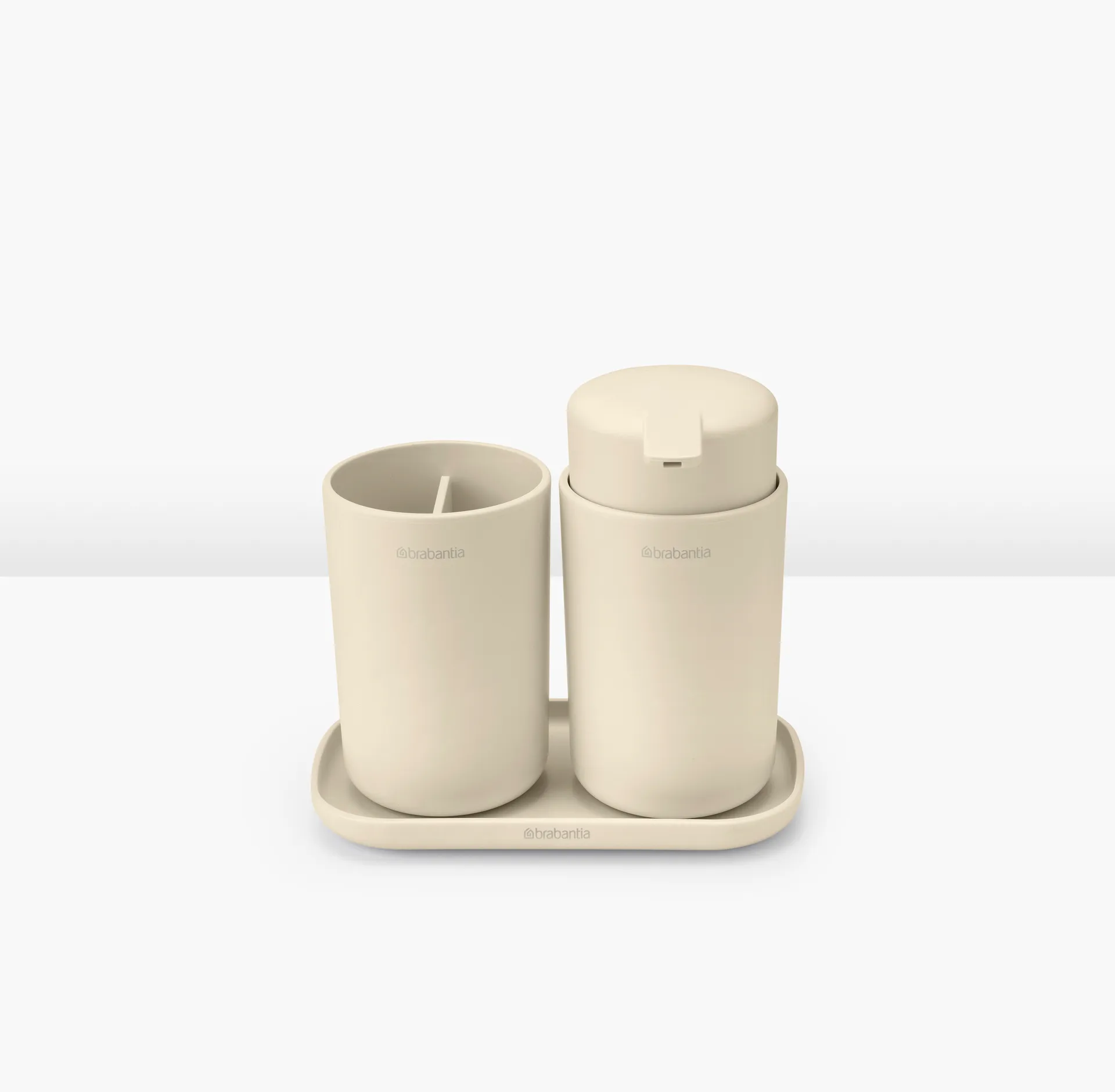 Brabantia ReNew badkameraccessoireset 3-delig, Soft Beige Brabantia