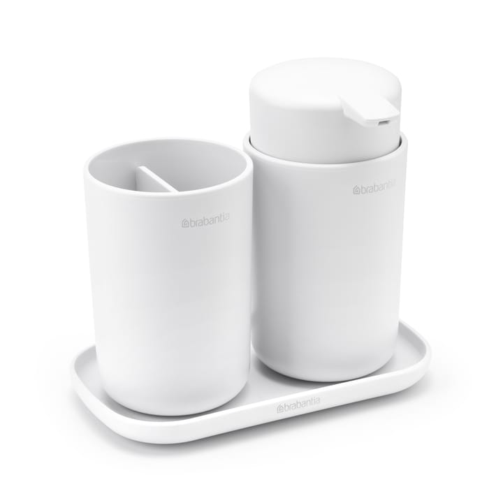 Brabantia ReNew badkameraccessoireset 3-delig - Wit - Brabantia