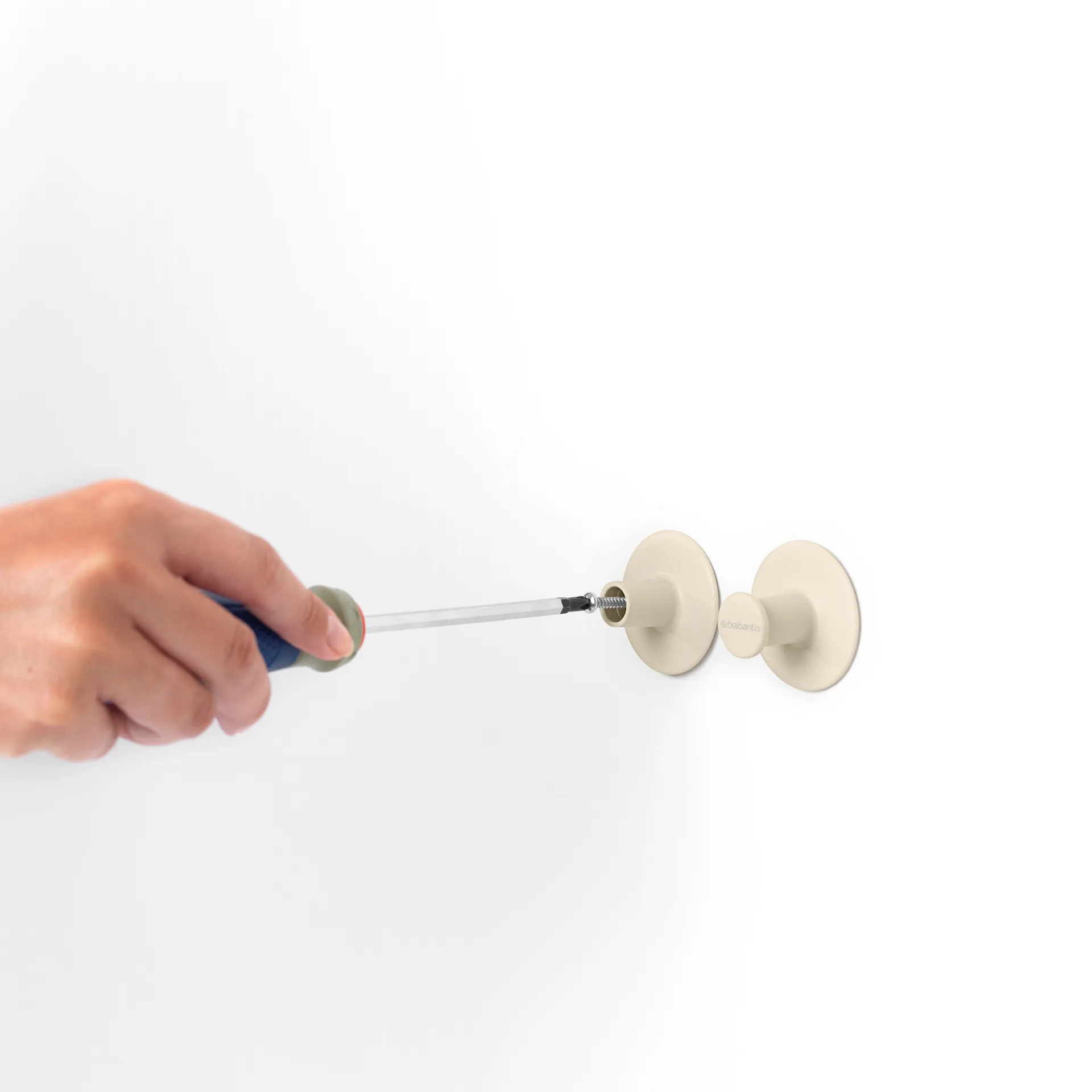 Brabantia ReNew handdoekenhanger 2 st., Soft Beige Brabantia