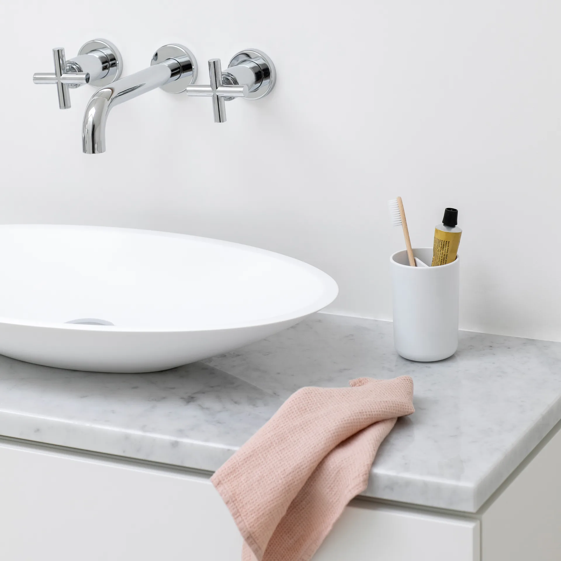 Brabantia ReNew tandenborstelhouder, Wit Brabantia