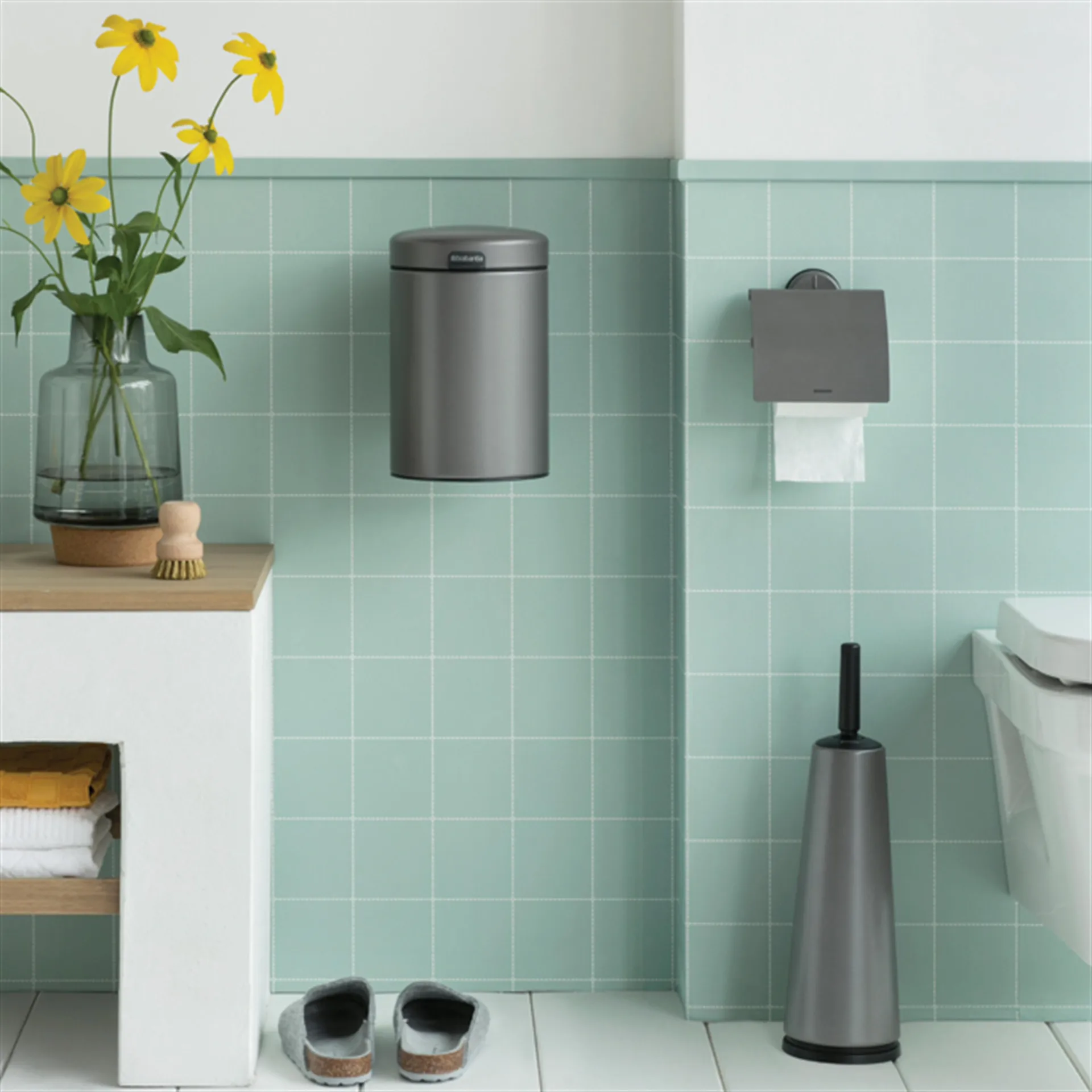 Brabantia ReNew toiletborstel, platinum Brabantia