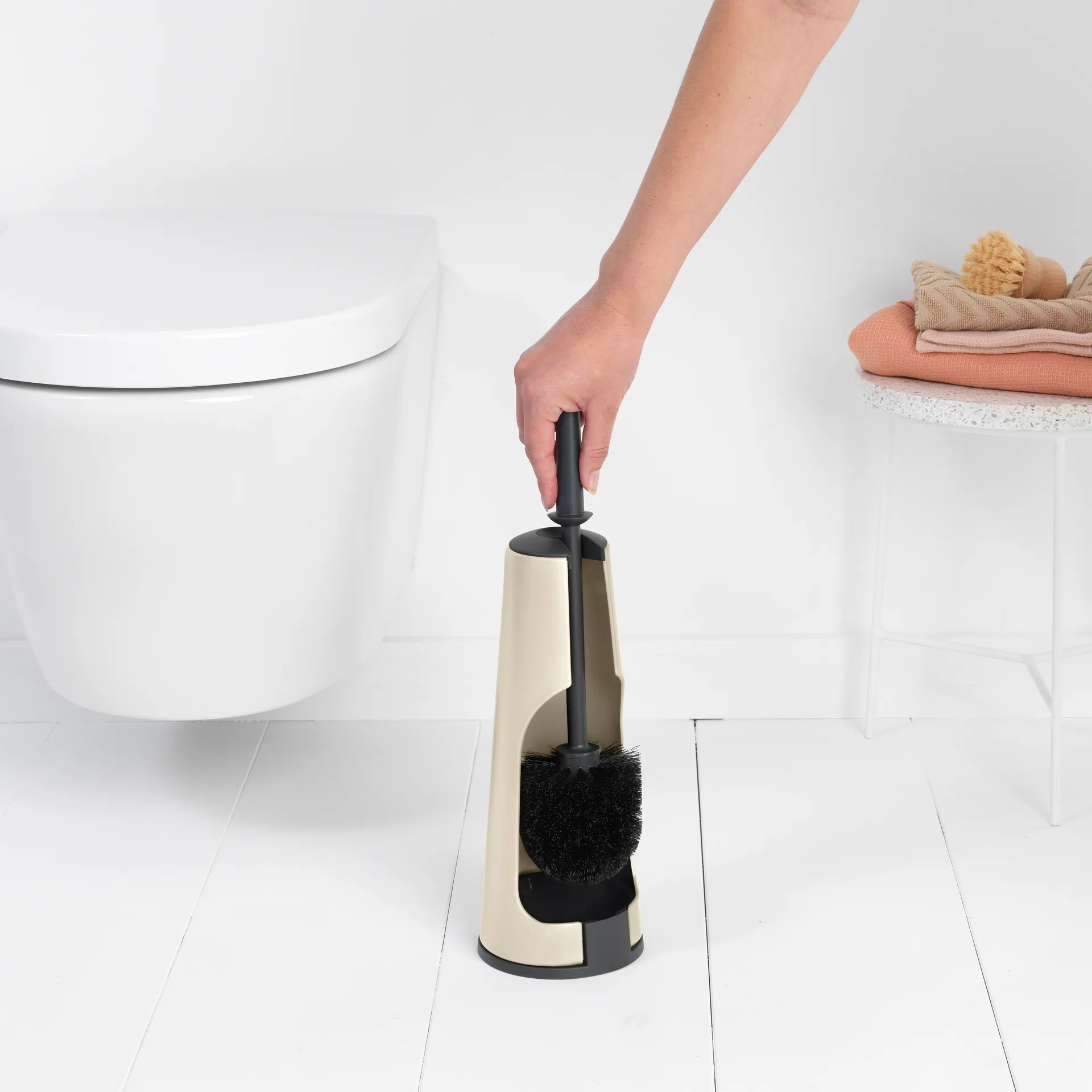 Brabantia ReNew toiletborstel, Soft Beige Brabantia