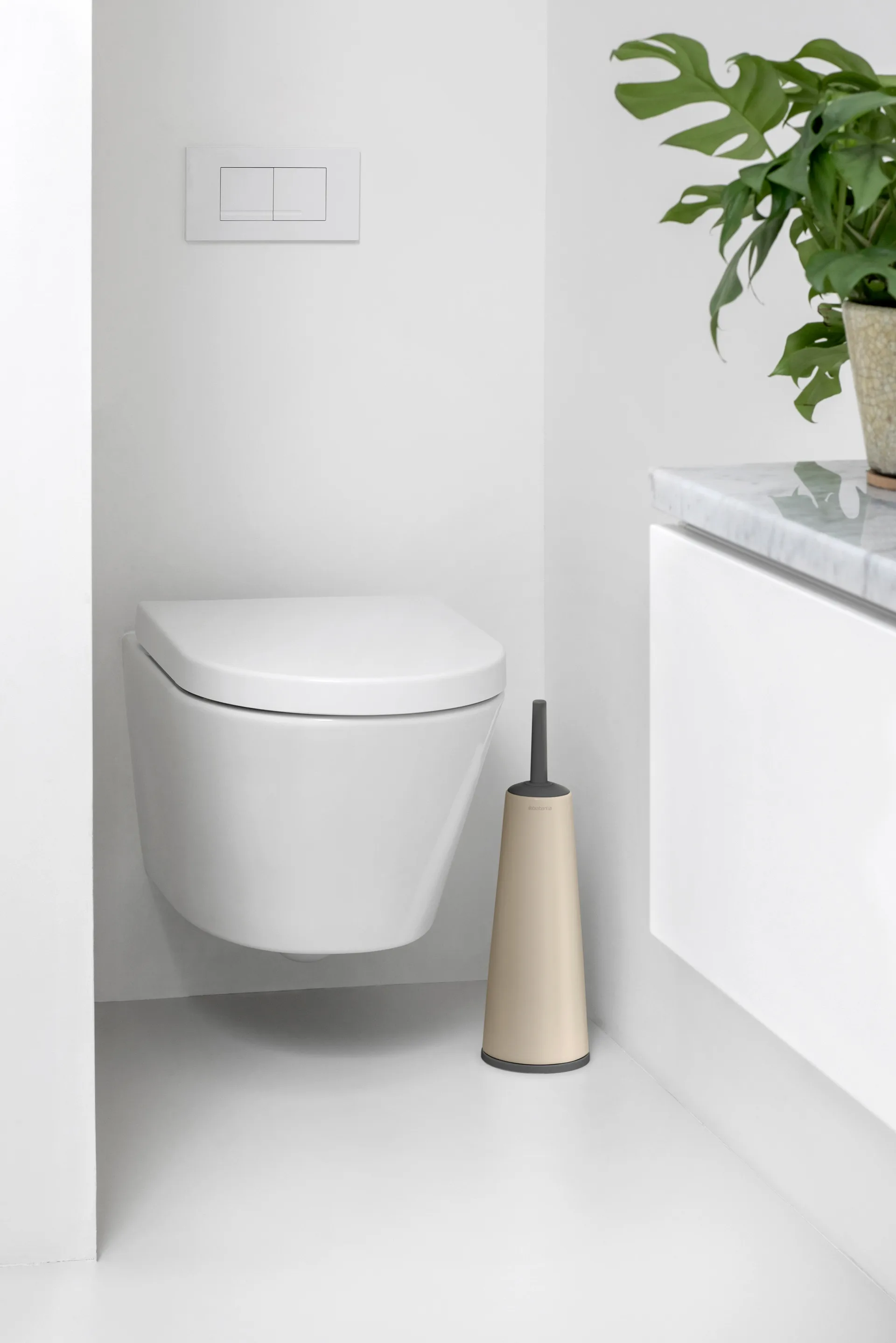 Brabantia ReNew toiletborstel, Soft Beige Brabantia