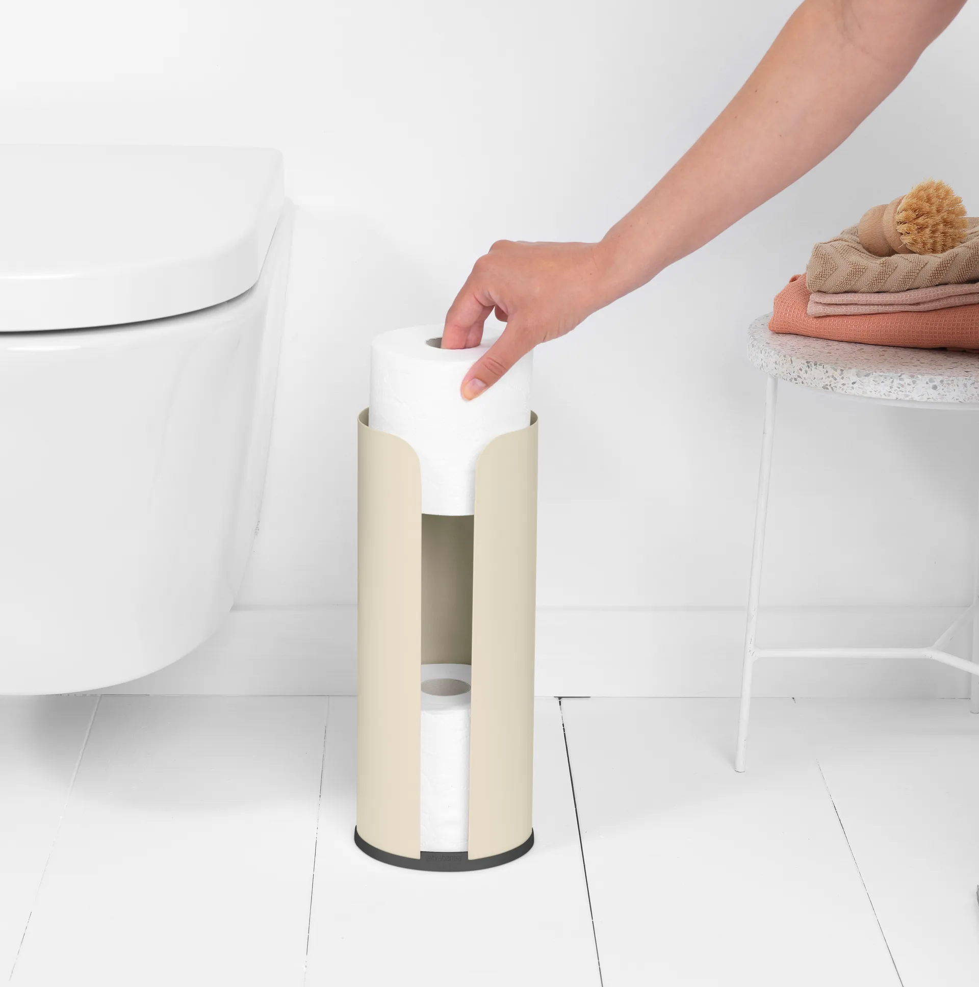 Brabantia ReNew wc-rolhouder, Soft Beige Brabantia