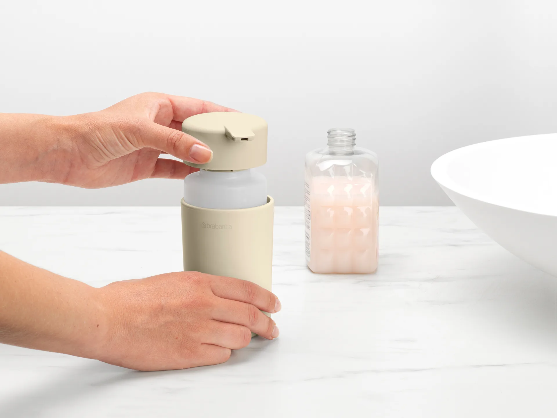 Brabantia ReNew zeeppomp 14 cm, Soft Beige Brabantia