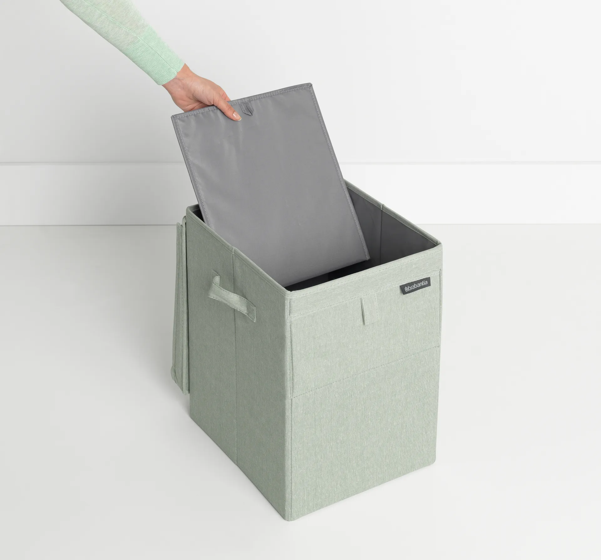 Brabantia stapelbare wasmand 35 l., Groen Brabantia