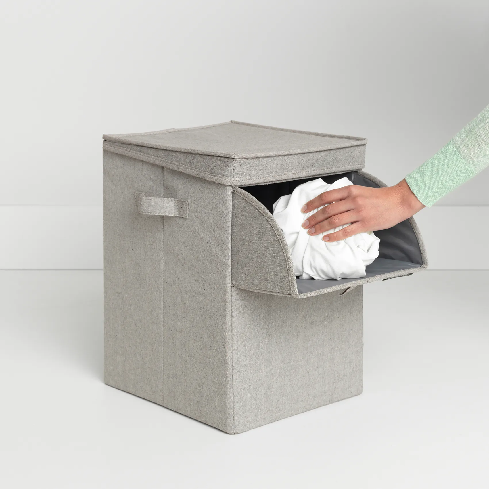 Brabantia stapelbare wasmand 35 l., Lichtgrijs Brabantia