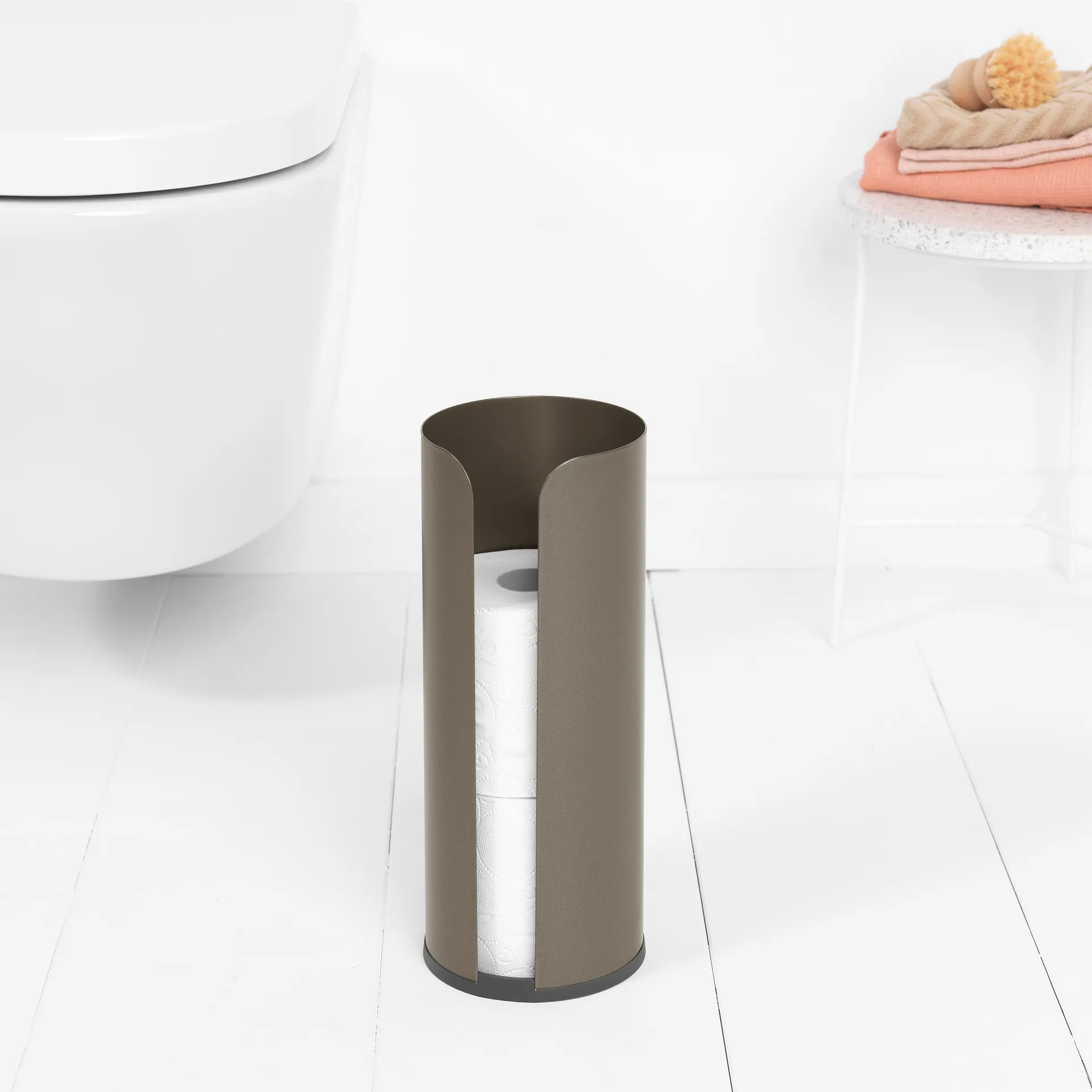 Brabantia toiletpapierhouder voor 3 rollen, Platinum Brabantia
