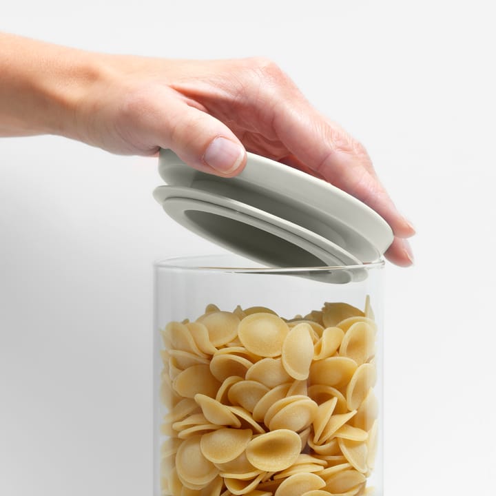 Brabantia voorraadbussen glas 3-pack, Zwart-grijs-groen Brabantia