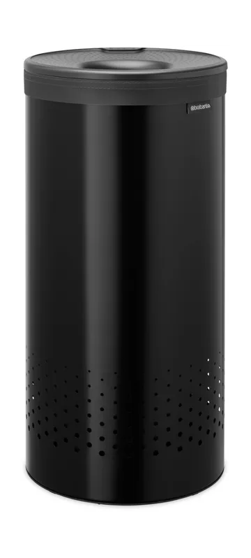 Brabantia wasbox met kunststof deksel 35 L - Matzwart - Brabantia
