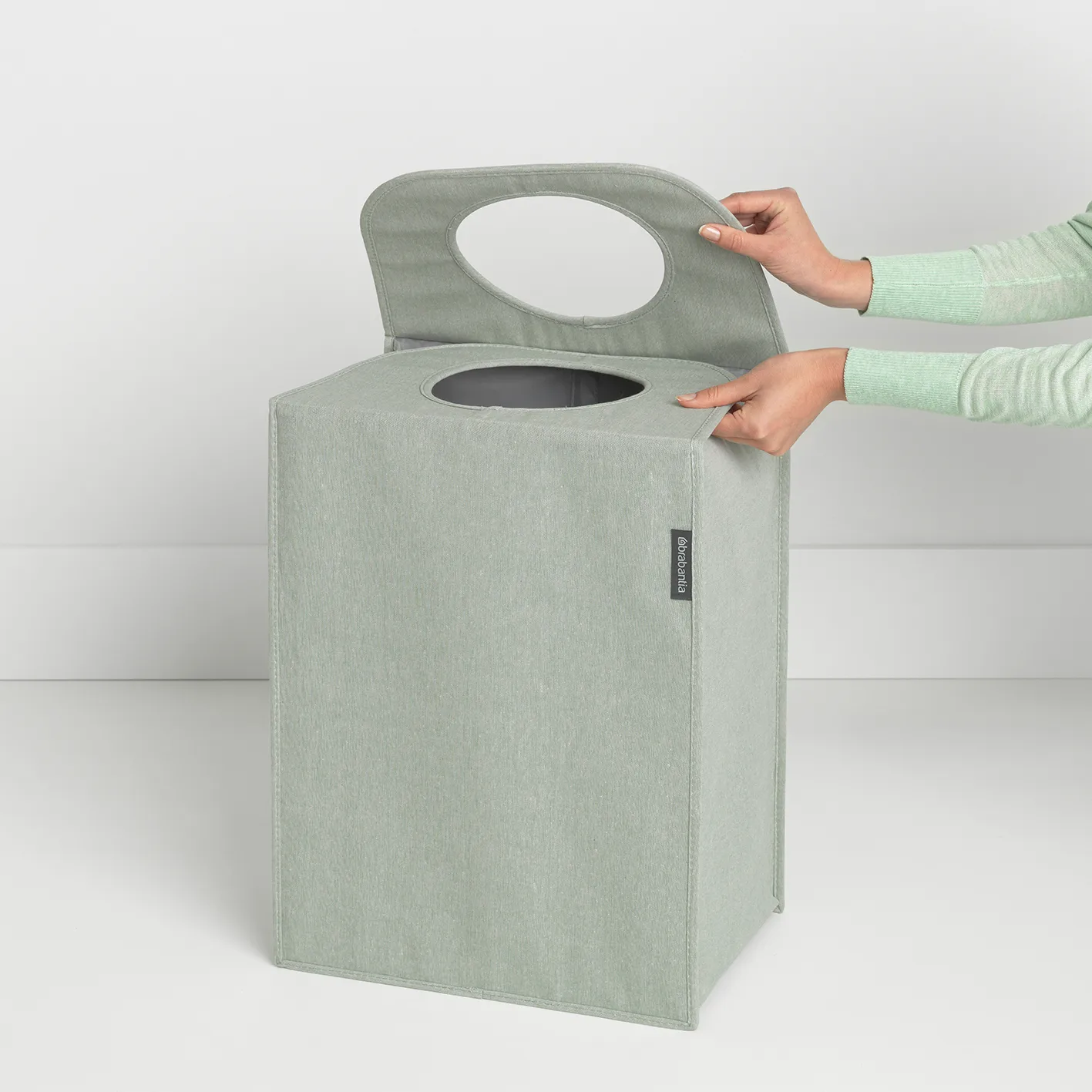 Brabantia waszak stof rechthoekig 55 liter, Groen Brabantia