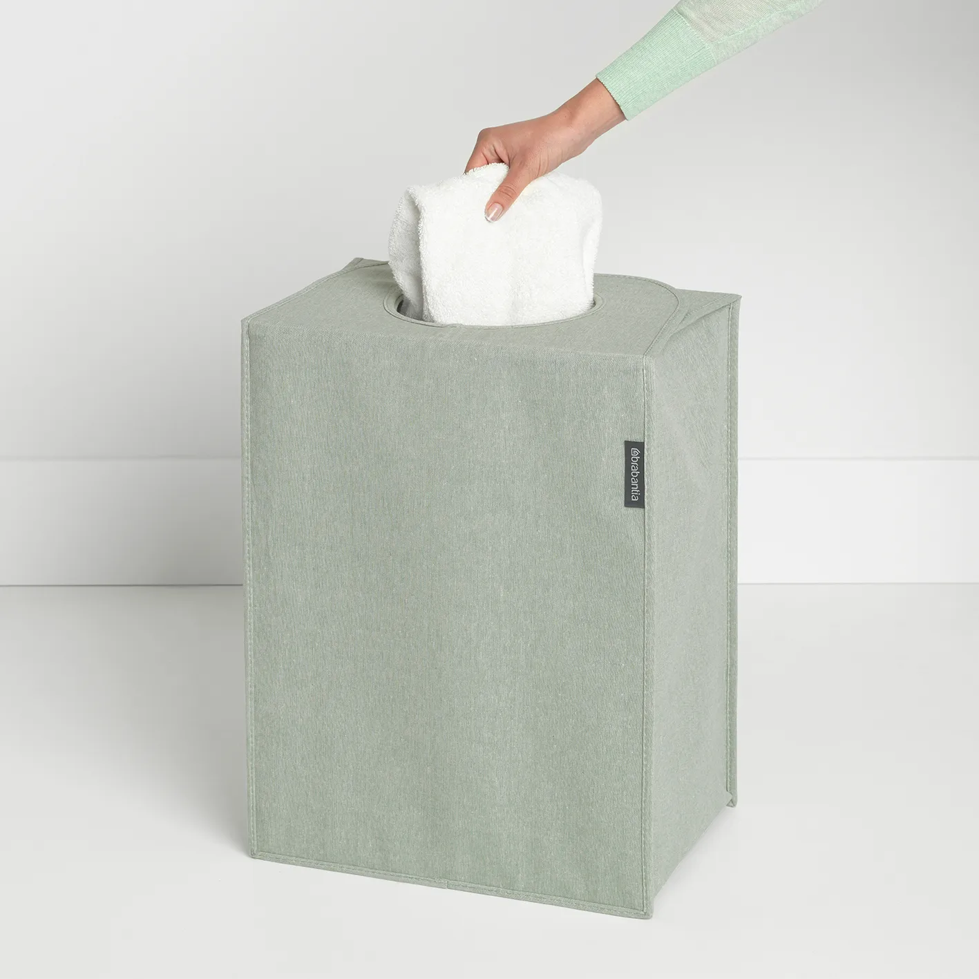 Brabantia waszak stof rechthoekig 55 liter, Groen Brabantia