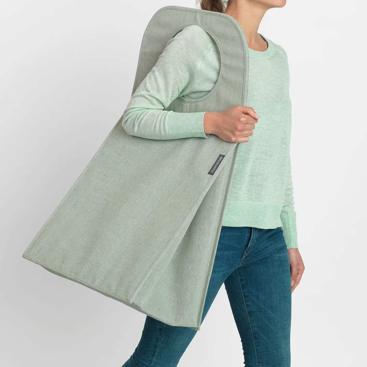 Brabantia waszak stof rechthoekig 55 liter, Groen Brabantia