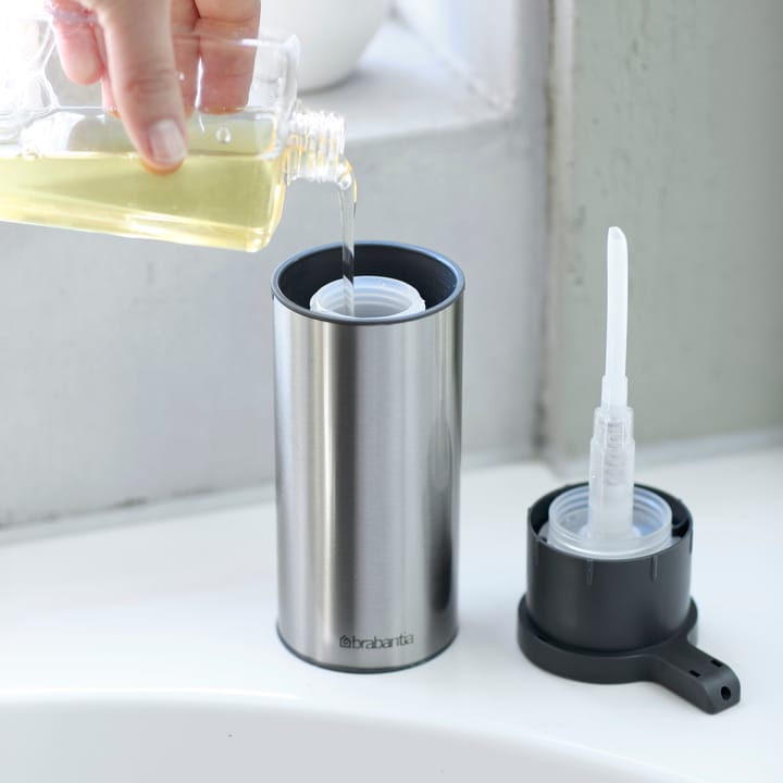 Brabantia zeepverdeler, matstaal Brabantia