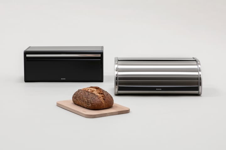 Fall Front brooddoos, matzwart Brabantia