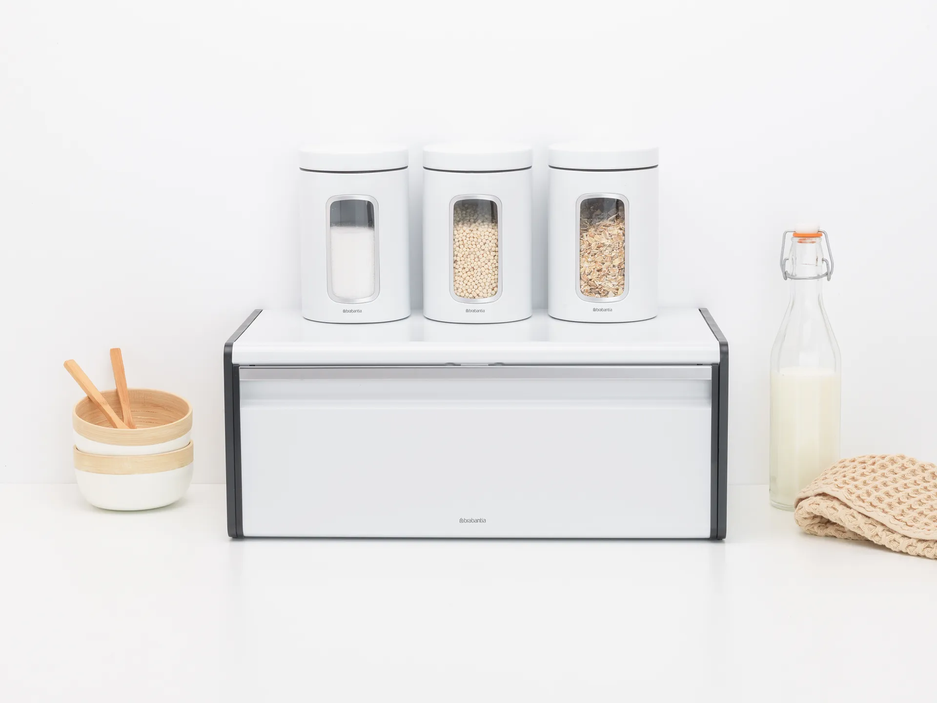 Fall Front brooddoos, White-black Brabantia