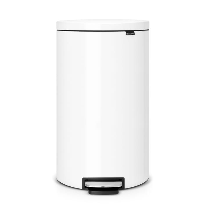 FlatBack+ pedaalemmer Silent 30 liter, wit Brabantia