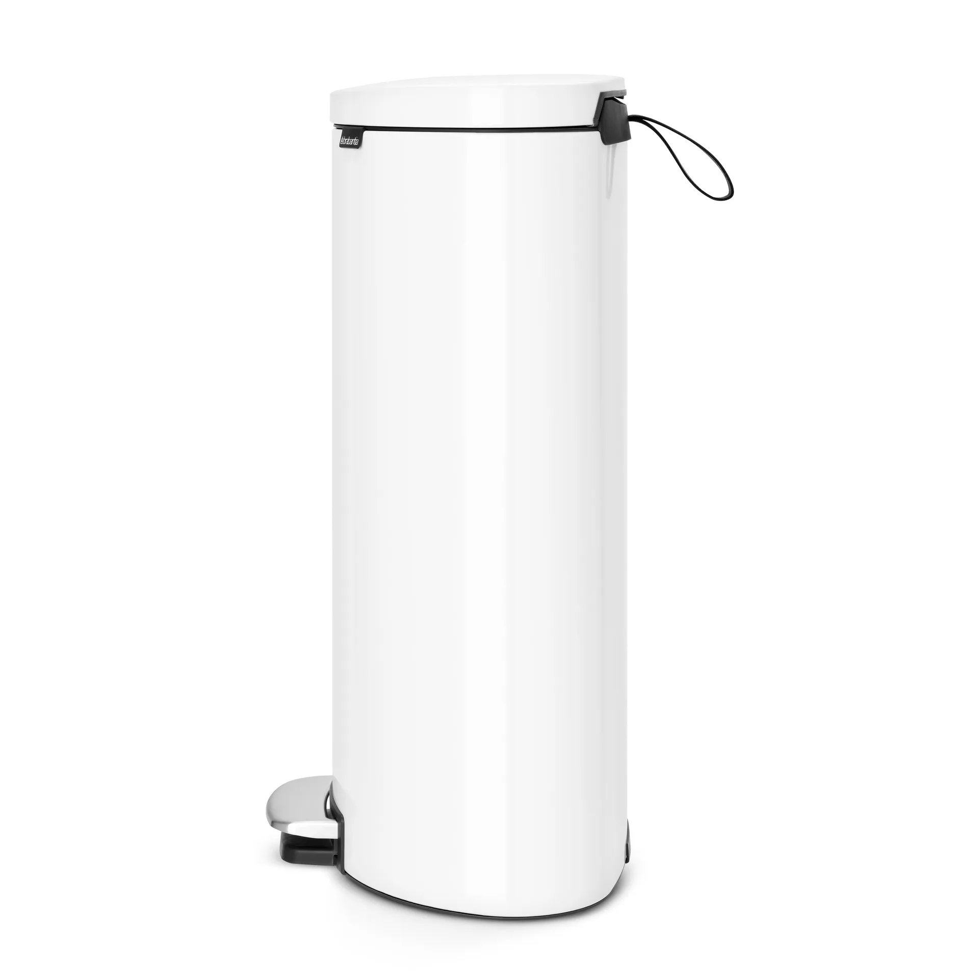 FlatBack+ pedaalemmer Silent 30 liter, wit Brabantia