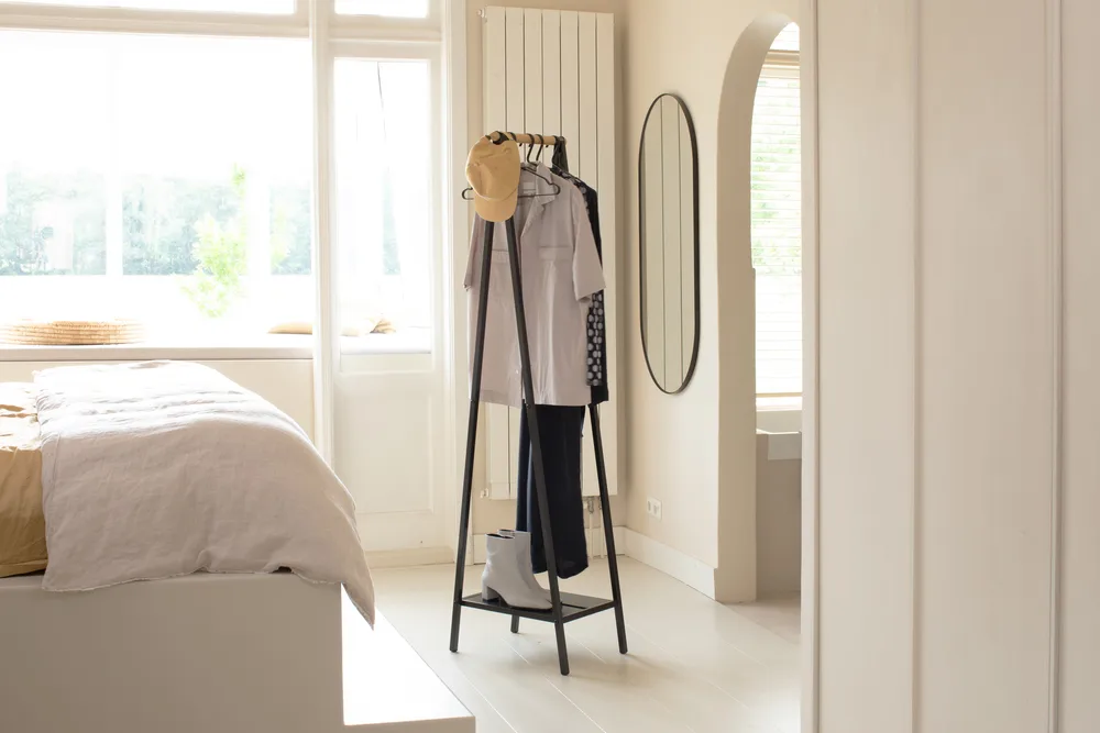 Linn kledingrek compact, Zwart Brabantia