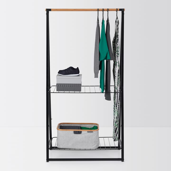 Linn kledingrek large, Zwart Brabantia