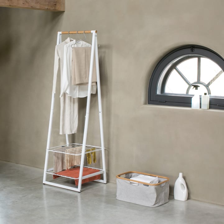Linn kledingrek small, Wit Brabantia