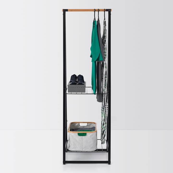 Linn kledingrek small, Zwart Brabantia