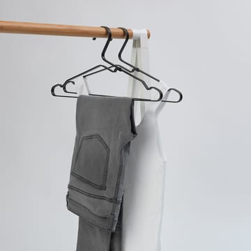Linn kleerhanger 4-pack - Zwart - Brabantia