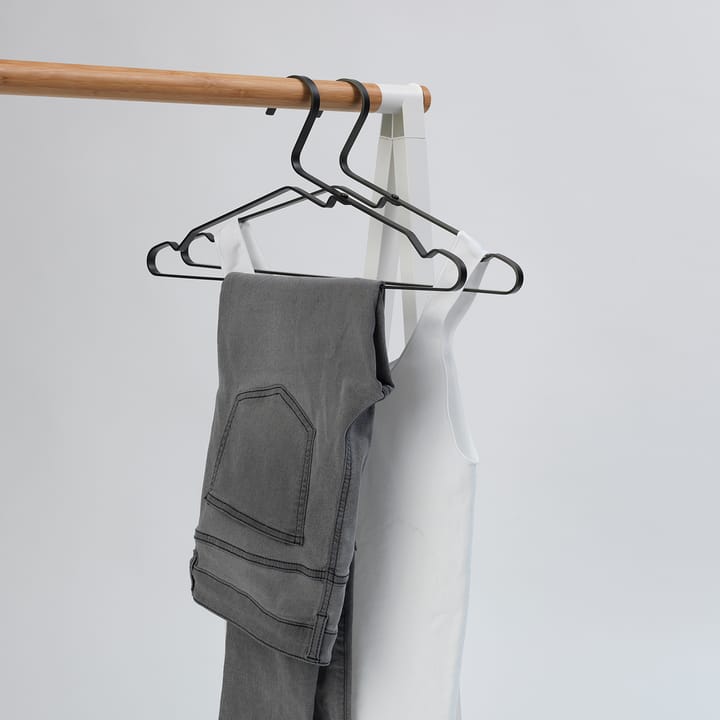 Linn kleerhanger 4-pack, Zwart Brabantia