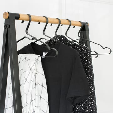 Linn kleerhanger 4-pack - Zwart - Brabantia