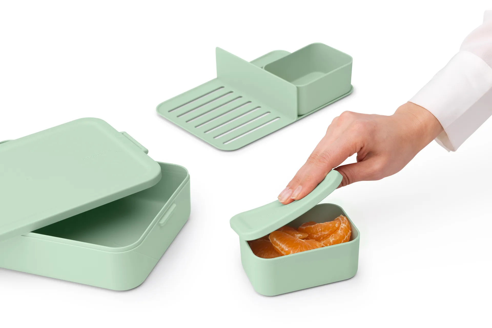Make & Take bento lunchbox groot 2 L, Jade Green Brabantia