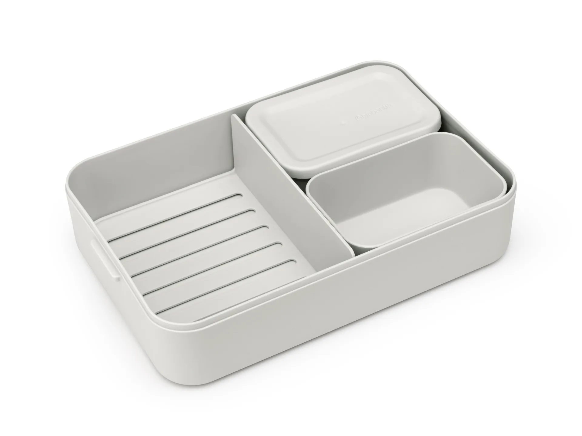 Make & Take bento lunchbox groot 2 L, Lichtgrijs Brabantia